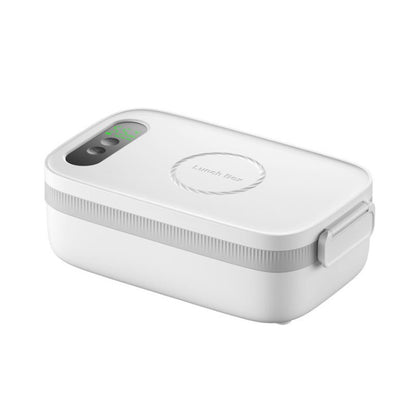 革新電熱弁当箱 1L大容量 ランチボックス 14000mAh USBワイヤレス充電式 高速加熱 注水不要 304ステンレス 可脱着式内釜 携帯便利 保温弁当箱