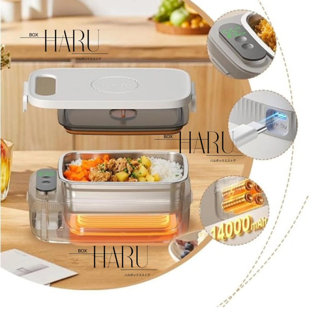 VeltoWarm™充電式電熱ランチボックス｜どこでも温かいお弁当を