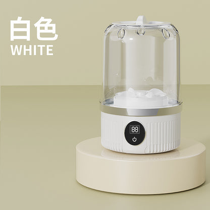 Velto Pure™ミニ洗濯機 バケツ式洗濯機【ワイヤレス充電】小型 ポータブル洗濯カップ 除菌機能付き 大容量 節水・節時間 便利収納 軽量静音 一人暮らしベビー服/下着/靴下など 簡単操作 省エネで経済的 自宅用 出張用 旅行用