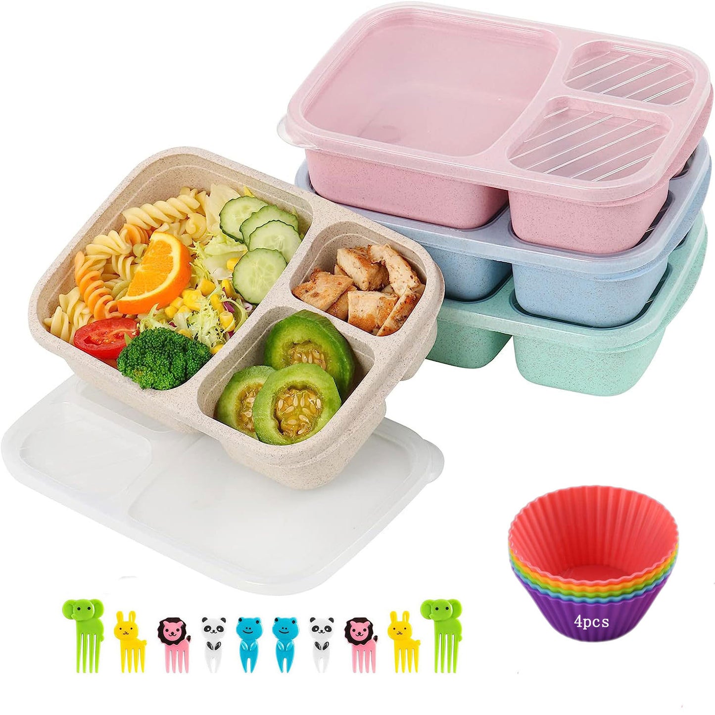 🍱 小麦ストロー製ランチボックス