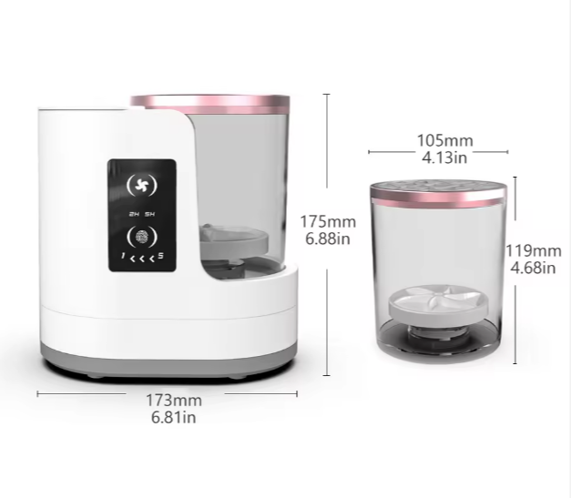 Velto pure™ 3 em 1 電動メイクブラシクリーナー＆ドライヤー