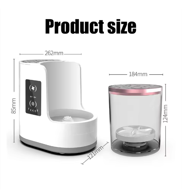 Velto pure™ 3 em 1 電動メイクブラシクリーナー＆ドライヤー