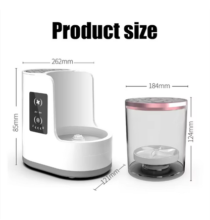 Velto pure™ 3 em 1 電動メイクブラシクリーナー＆ドライヤー